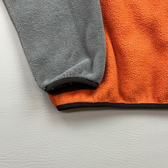 Patagonia Synchilla Snap T Jacket Boys Large Orange Gray 1/4 Snap Fleece 65572 - Picture 5 of 15